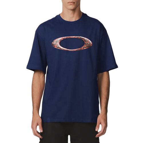 Camiseta Masculina Oakley Ellipse Magma Dark Blue-FOA407221-609-